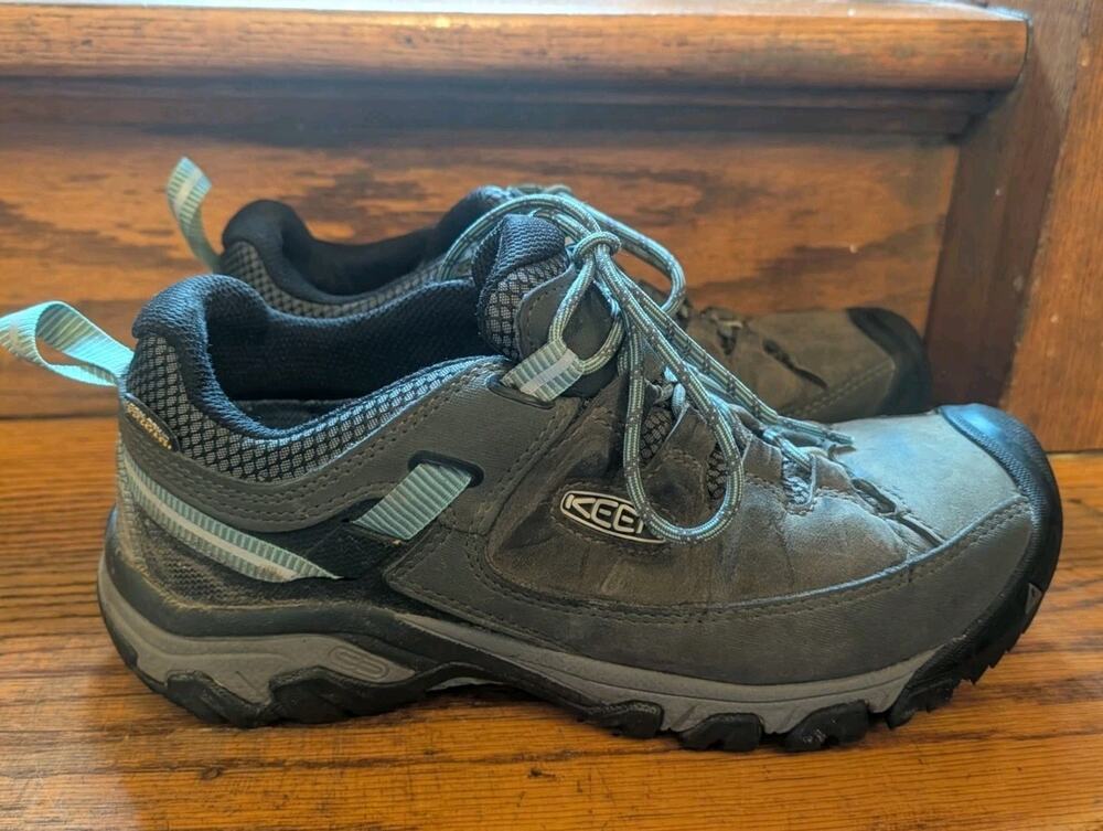 Keen 1018154 Women's 9 Targhee lll WP Magnet Atlantic Blue Casual Boot